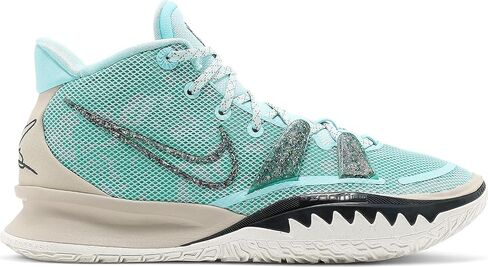 حذاء Nike Kyrie 7 للجنسين مقاس 9.5، اللون: أسود/أسود/لاين آيس in Saudi Arabia
