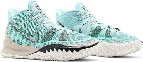 حذاء Nike Kyrie 7 للجنسين مقاس 9.5، اللون: أسود/أسود/لاين آيس in Saudi Arabia