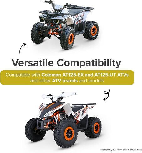 ALVEETECH 3-1/2 "مجموعة مفصل الكرة الطويلة لكولمان AT125-EX و ATVS ATVS-تصميم مؤشر الترابط في اتجاه عقارب الساعة الجانبين اليسرى/اليمين مفاصل التوجيه المقودات المقودات ، استبدال 4-WHEELER ATV ملحقات ATV in Kuwait