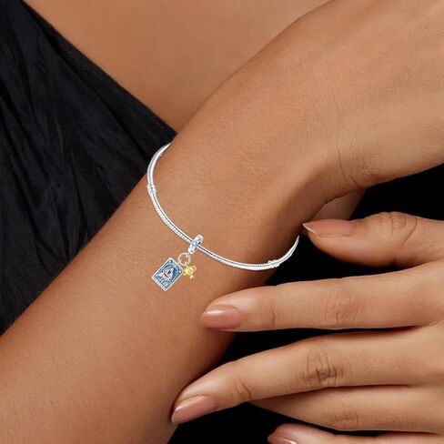 سحر بطاقة التارو 925 سحر الفضة الاسترليني لأوروبا وأمريكا الأساور والقلائد عيد ميلاد العودة إلى هدايا هدايا المرأة in Kuwait