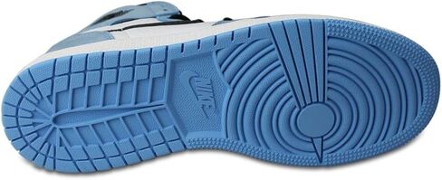 Nike Unisex Air Jordan 1 Retro HI OG (GS) Sneakers, Kids, White/Black-University Blue, 5.5Y M US in Saudi Arabia