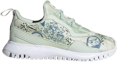 حذاء رياضي adidas Originals Flex، شبه شمسي وردي/أبيض/شبه شمسي وردي، 4 US للجنسين للأطفال الكبار in Kuwait