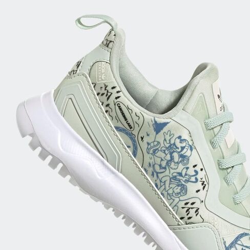 حذاء رياضي adidas Originals Flex، شبه شمسي وردي/أبيض/شبه شمسي وردي، 4 US للجنسين للأطفال الكبار in Kuwait