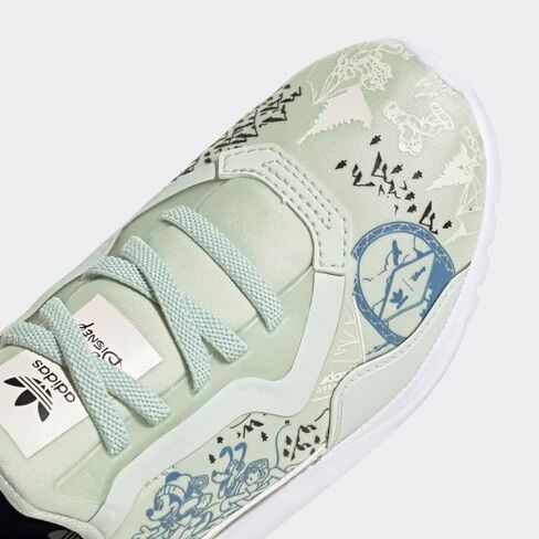 حذاء رياضي adidas Originals Flex، شبه شمسي وردي/أبيض/شبه شمسي وردي، 4 US للجنسين للأطفال الكبار in Kuwait