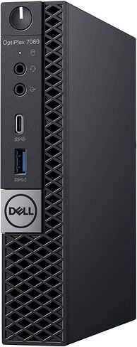 Dell OptiPlex 7060 Micro Desktop Business PC, Intel Core i5-8500T 2.1GHz, 16GB, 256GB SSD, USB Type-C, Win10Pro (Renewed) in Saudi Arabia