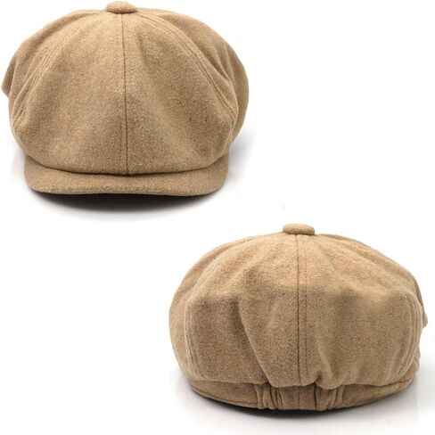 رجال 8 لوحة Newsboy Cap Vintage Tweed Cap Capbie Cabbie Flat in Kuwait