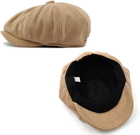 رجال 8 لوحة Newsboy Cap Vintage Tweed Cap Capbie Cabbie Flat in Kuwait