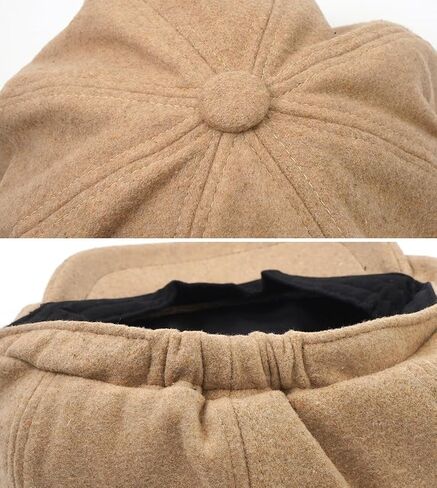 رجال 8 لوحة Newsboy Cap Vintage Tweed Cap Capbie Cabbie Flat in Kuwait
