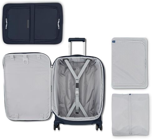 Samsonite Elevation بالإضافة إلى 22 بوصة محمولة - أمتعة الدوار Softside القابلة للتوسيع - منتصف الليل الأزرق in Kuwait
