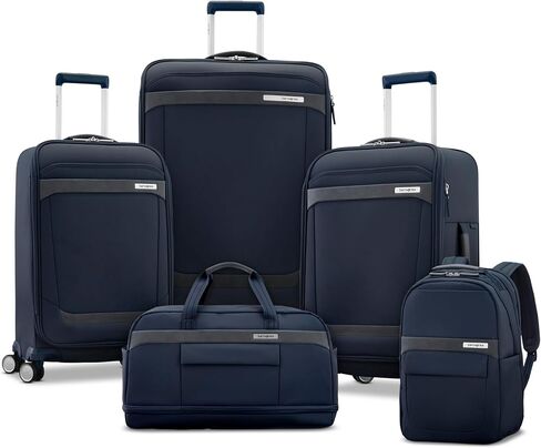 Samsonite Elevation بالإضافة إلى 22 بوصة محمولة - أمتعة الدوار Softside القابلة للتوسيع - منتصف الليل الأزرق in Kuwait