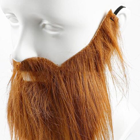 GSHLLO 4 PCS لحى أزياء واقعية زي مضحك اللحية Cosplay Men Men Facial Hair Mens Mens Mens Fapp in Saudi Arabia