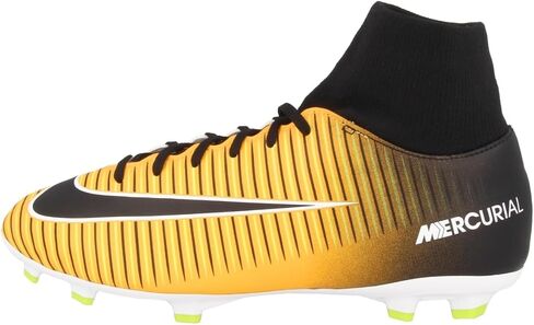 حذاء كرة القدم Nike Mercurial Victory VI Dynamic Fit FG للأولاد, برتقالي ليزر برتقالي أسود أبيض فولت ليزر برتقالي أسود أبيض V متعدد الألوان in Saudi Arabia