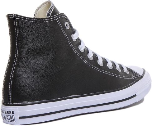 Chuck Taylor All Star Canvas High Top, Black/White, 13.5 Women/11.5 Men in Saudi Arabia
