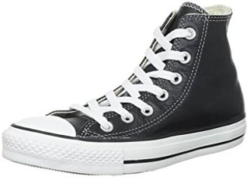 Chuck Taylor All Star Canvas High Top, Black/White, 13.5 Women/11.5 Men in Saudi Arabia