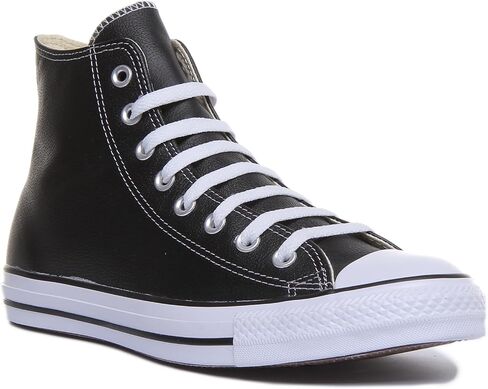 Chuck Taylor All Star Canvas High Top, Black/White, 13.5 Women/11.5 Men in Saudi Arabia