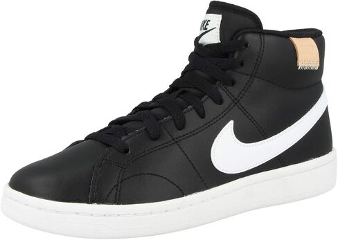 حذاء Nike Court Royale 2 متوسط ​​الحجم للنساء أسود/أبيض - 5.5 - حذاء رياضي منخفض القمة in Saudi Arabia