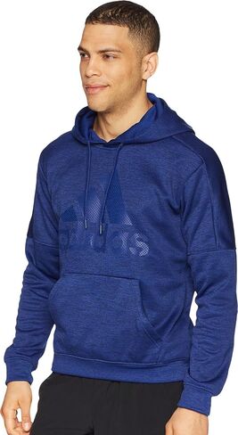 adidas Men's Athletics Team Issue Fleece Logo Pull Over Hoody in Saudi Arabia