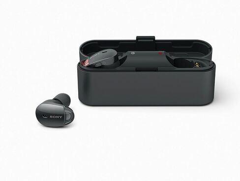 Sony Premium Noise Cancelling True Wireless Headphones - Gold (WF1000X/NM1) (Renewed) in Kuwait