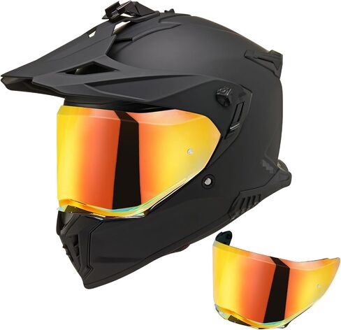 VCOROS Helmet Face Shield for Sedici Duale Mips Helmet Visor Mips Parlare For SEDICI Duale Forged Carbon Helmets Replacement (Chrome Red) in Saudi Arabia