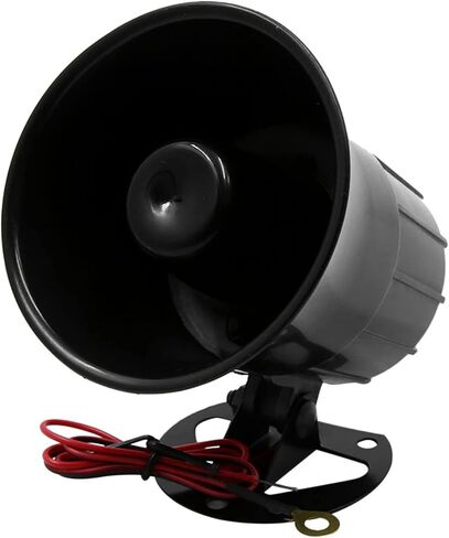 uxcell DV12V 15W 105dB صفري الإنذار القرن 1 لهجة الصوت سيارة صفارات الإنذار مكبر صوت تلقائي ماء القرن قرن القرن in Saudi Arabia