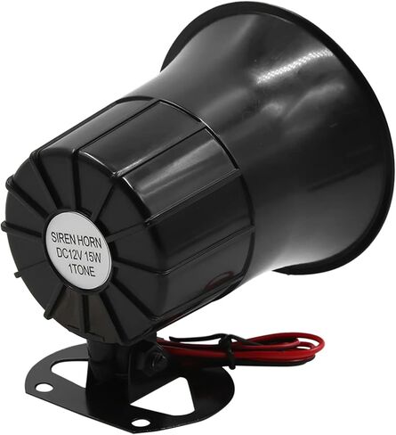 uxcell DV12V 15W 105dB صفري الإنذار القرن 1 لهجة الصوت سيارة صفارات الإنذار مكبر صوت تلقائي ماء القرن قرن القرن in Saudi Arabia