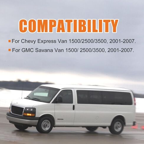 أسطوانة مفتاح الإشعال وأسطوانات قفل الباب مجموعة مفاتيح متوافقة مع Chevy Express 1500 2500 3500 Van/for GMC Savana 1500 2500 3500 Van ، 2001-2007#استبدال 704600 706591 in Saudi Arabia
