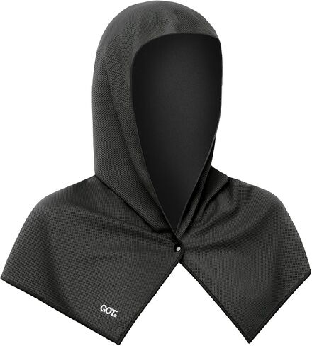 GOT Sports Cooling Hoodie Towel - Instant Cooling with Evaporative Effect - UV Cooling Head & Neck Wraps for Men Women in Saudi Arabia