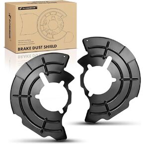 A-Premium Front Driver and Passenger Side Brake Dust Shield Compatible with Jeep WK Series Grand Cherokee 2006-2010, XK Series Commander 2007-2010, 2-PC Set