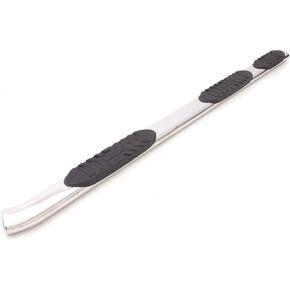 Lund 244104008 Polished Stainless Steel 5" Oval Wheel-to-Wheel Nerf Bars for 1999-2013 Silverado/Sierra 1500, 1999-2004 Silverado/Sierra 2500, 2001-2006 Silverado/Sierra 3500, 2001-2014 Silverado/Sierra 2500HD, 2007-2014 Silverado/Sierra 3500HD Extended C