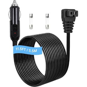 12V/24V CAR CAR SLARGERATOR 11.5 قدم ، قابس ولاعة السجائر لألكول ، بوديجا ، Euhomy ، Bougerv ، ARB ، Dometic ، ICECO ، setpower ، Joytutus Portable Freezer ، 16 AWG DC Power Cord