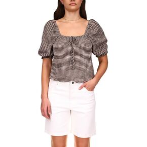 Sanctuary Remember Me Gingham Top