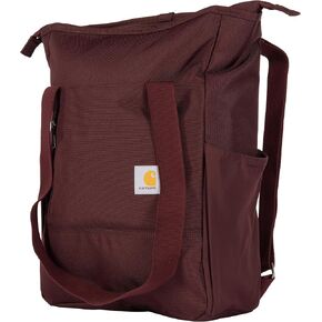 حقيبة ظهر قابلة للتحويل Carhartt Classic ، مواد طاردة متينة المياه مع 17 "كمبيوتر محمول ، ميناء ، مقاس واحد