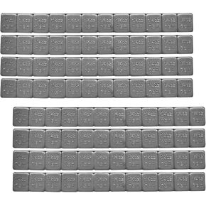 48 pcs 1/4 أوقية أوزان مدعومة من اللاصق ، وعصا 0.25 أوقية على أوزان العجل