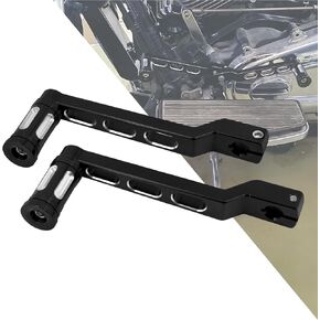 HDBUBALUS Heel Toe Shift Lever Shift Pedal Lever Arms w/Shifter Pegs Fit for Harley Touring Softail Electra Glide Road Glide Trike FLHT FLTR 1986-2023
