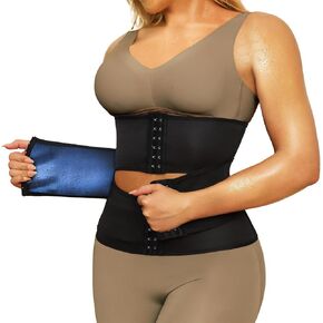 Sweat Waist Trainer for Women Belts Workout Waist Cinchers Trimmer Body Shaper Girdle Workout Sports Sauna Suit