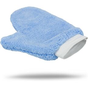 Maxshine Premium Microfiber Car Wash Mitt - Affordable, Super Soft, Scratch-Free Washing Mitt Glove for Gentle Car Detailing