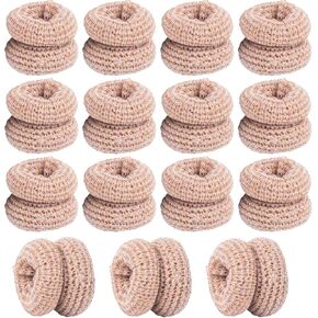 15pcs Breathable Fingertip Bandages, Elastic Cotton Thumb Bandage Finger Covers for Wounds, Finger Protectors Finger Tip Cots for Gardening, Painting, Cooking (Skin Color)