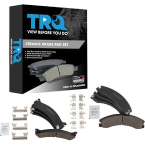 TRQ Brake Pads Ceramic Compatible with 2009-2020 Chevrolet Express 3500 GMC Savana 3500