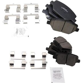 TRQ Brake Pads Ceramic Compatible with 2019-2020 Cadillac XT4