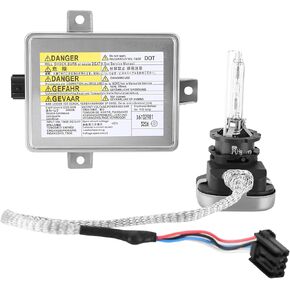 Xenon HID Headlight Ballast with Igniter and D2S Bulb Fit for Acura TL/Acura TL Type-S 2002-2005 for Honda S2000 2004-2009 for Mazda 3 2004-2006 Replace W3T19371 X6T02971
