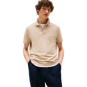 Tommy Hilfiger Men Short Sleeve Polo Terts في نوبة منتظمة مع التصاميم ، متوفرة بشكل كبير وطويل