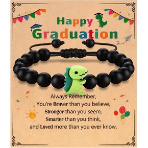 Dinosaur Bracelets for Boys Son Grandson Nephew Birthday Valentine's Day Kindergarten Preschool Graduation Christmas Gifts