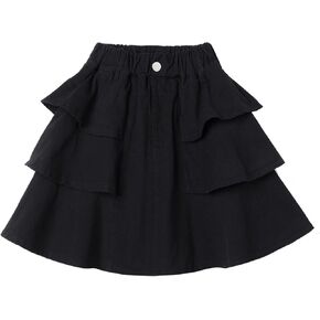 Mud Kingdom Girls Girls Jean Skirt سحب على الخصر المرن demin skorts skorts غير رسمية