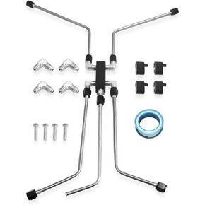 LS Soodant Crossover Steam Veath Steel Steel Stains Stainant Crossover Crossover Steam Vent Kit متوافق مع LS1 و LS2 و LS3 و LS6 و LS7 و LS9 و LSX