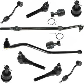 TRQ Front التوجيه والتعليق KILL BALL SWAY SWAY STATIONIZER LINK TIE ROD ROD BAR متوافق مع 1997-2006 JEEP WRANGLER