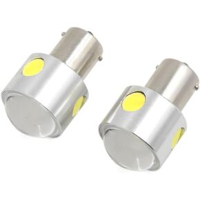 UXCELL 2PCS 1156 WHITE COB LED Projector Lens Car Car Brake Brake Backup Light