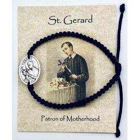 Saint Gerard Catholic Religious Medal Jewelry Bracelet