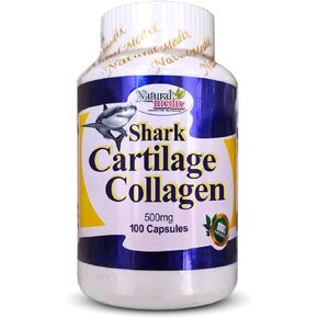 Cartilage – Joint Support Supplement with Glucosamine, Collagen & Magnesium – 100 Caps - Cartílago de Tiburon