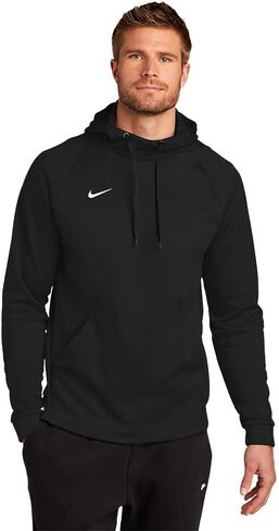 MEN'S NIKE THERMA CREW (BLACK/WHITE, Small) in Saudi Arabia