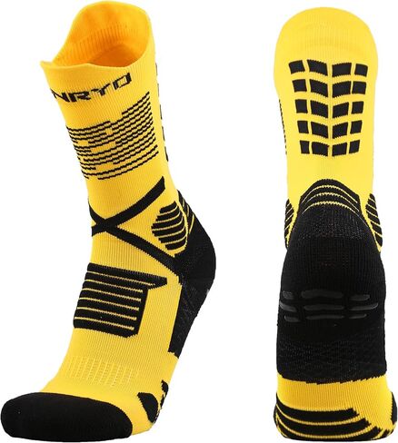 جنسيس Pro Grip Socks Socks ، جوارب قبضة كرة القدم غير المريحة ، مريحة وذاتية ناعمة (حجم الرجال من 7 إلى 10 in Saudi Arabia